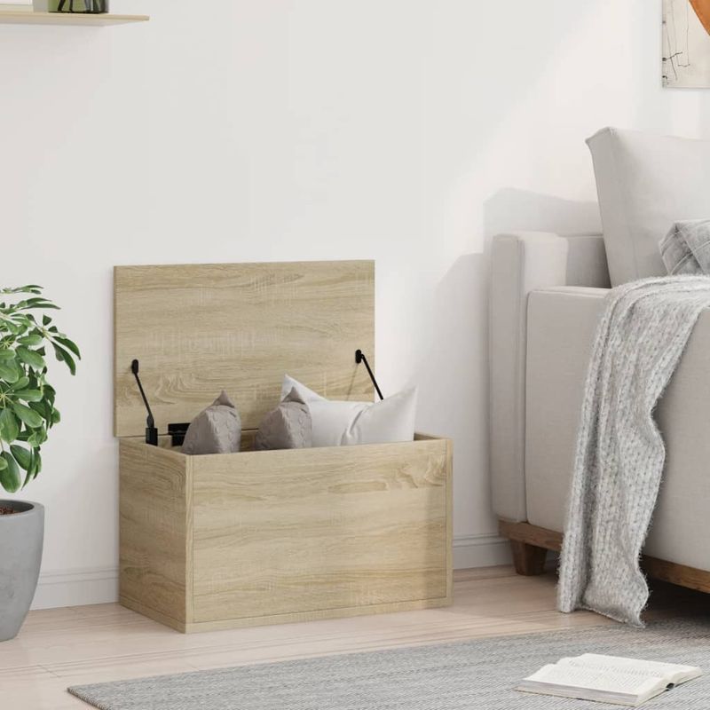 Casa si Gradina - Mobilier - Organizare si depozitare - Cutii depozitare - Cutie de depozitare, stejar sonoma, 60x35x35 cm, lemn prelucrat - Infinity.ro