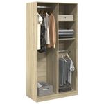 Casa si Gradina - Mobilier - Dulapuri si sifoniere - Sifoniere - Sifonier, stejar sonoma, 100x50x200 cm, PAL, cantitate 2 rafturi - Infinity.ro