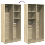Casa si Gradina - Mobilier - Dulapuri si sifoniere - Sifoniere - Sifonier, stejar sonoma, 100x50x200 cm, PAL, cantitate 2 rafturi - Infinity.ro