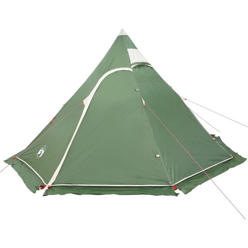 Sport si Outdoor - Camping - Corturi camping - Cort de camping tipi pentru 5 persoane, verde, impermeabil - Infinity.ro