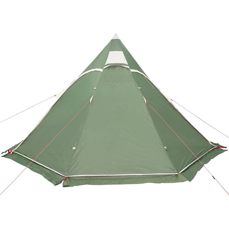 Sport si Outdoor - Camping - Corturi camping - Cort de camping tipi pentru 5 persoane, verde, impermeabil - Infinity.ro