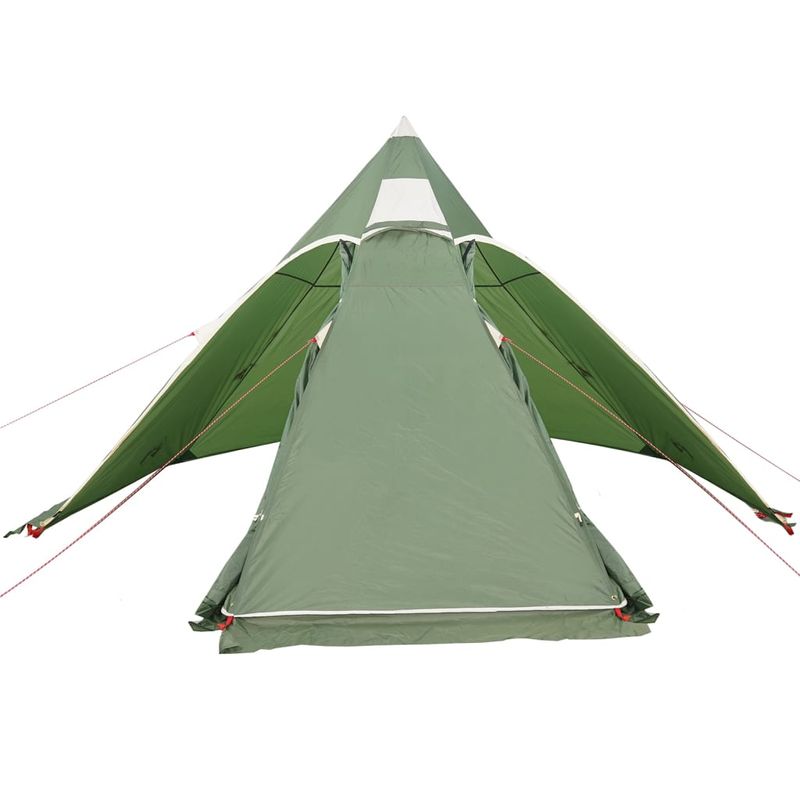 Sport si Outdoor - Camping - Corturi camping - Cort de camping tipi pentru 5 persoane, verde, impermeabil - Infinity.ro