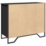 Casa si Gradina - Mobilier - Comode si corpuri - Comode - Dulap, negru, 91x35,5x74,5 cm, lemn prelucrat - Infinity.ro