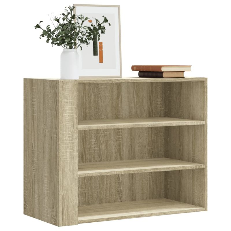 Casa si Gradina - Mobilier - Biblioteci si rafturi - Rafturi - Dulap de perete, stejar sonoma, 75x35x60 cm, lemn prelucrat - Infinity.ro