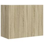 Casa si Gradina - Mobilier - Biblioteci si rafturi - Rafturi - Dulap de perete, stejar sonoma, 75x35x60 cm, lemn prelucrat - Infinity.ro