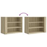 Casa si Gradina - Mobilier - Biblioteci si rafturi - Rafturi - Dulap de perete, stejar sonoma, 75x35x60 cm, lemn prelucrat - Infinity.ro