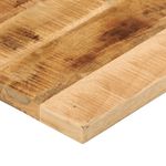 Casa si Gradina - Mobilier - Feronerie si accesorii mobila - Blat masa, 80x60x2,5 cm, dreptunghiular, lemn masiv mango brut - Infinity.ro