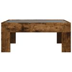 Casa si Gradina - Mobilier - Mese si birouri - Masute de cafea - Masuta de cafea cu LED infinity, stejar fumuriu, 70x50x30 cm - Infinity.ro