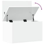 Casa si Gradina - Mobilier - Organizare si depozitare - Cutii depozitare - Cutie de depozitare, alb, 60x35x35 cm, lemn prelucrat - Infinity.ro