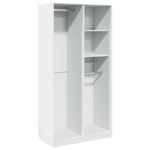 Casa si Gradina - Mobilier - Dulapuri si sifoniere - Sifoniere - Sifonier, alb, 100x50x200 cm, PAL, cantitate 2 rafturi - Infinity.ro