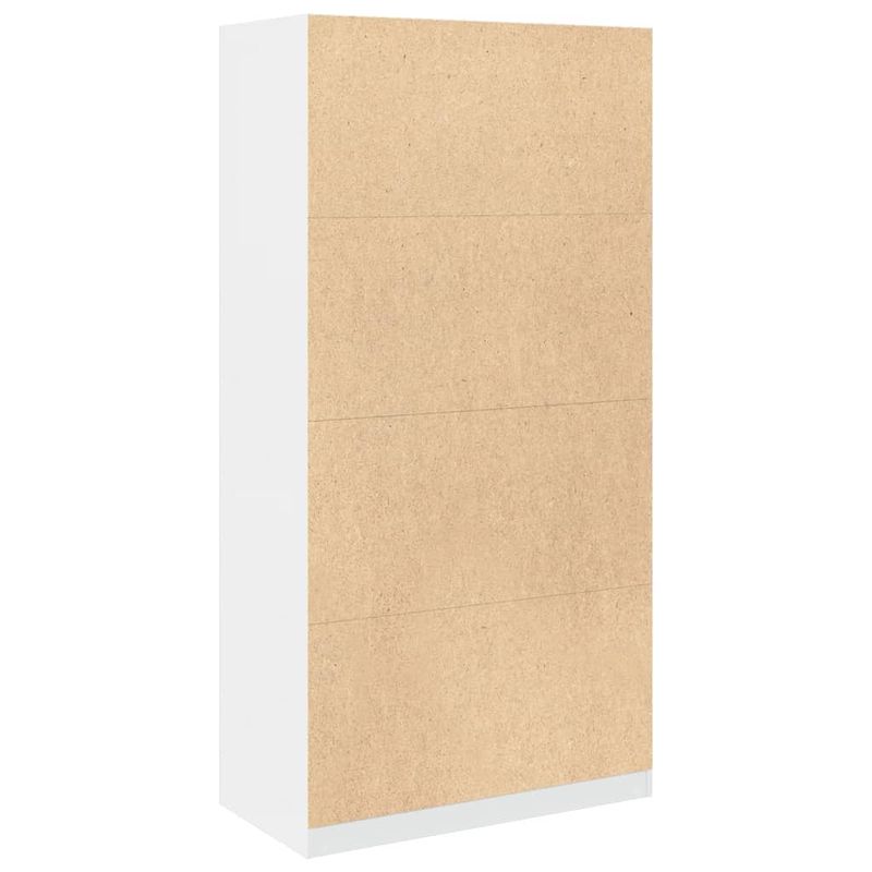 Casa si Gradina - Mobilier - Dulapuri si sifoniere - Sifoniere - Sifonier, alb, 100x50x200 cm, PAL, cantitate 2 rafturi - Infinity.ro