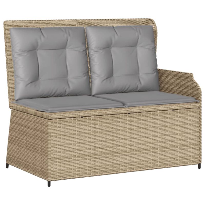 Casa si Gradina - Gradina si terasa - Mobilier exterior - Seturi mobila gradina - Set mobilier de gradina cu perne, 3 piese, bej, poliratan - Infinity.ro