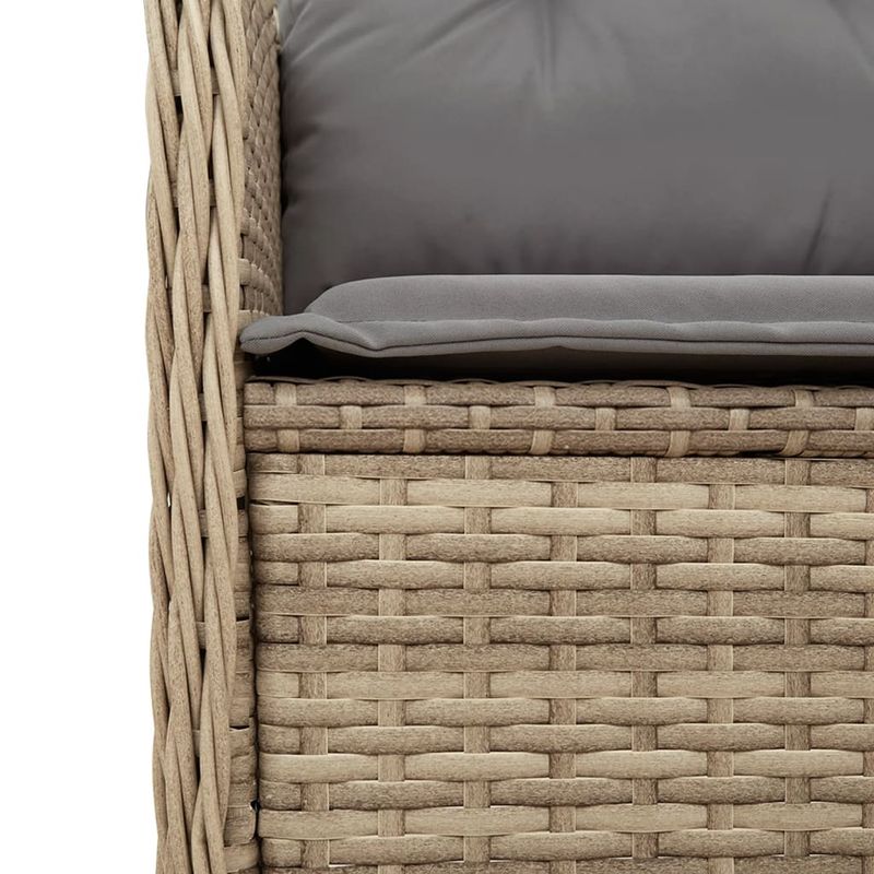 Casa si Gradina - Gradina si terasa - Mobilier exterior - Seturi mobila gradina - Set mobilier de gradina cu perne, 3 piese, bej, poliratan - Infinity.ro