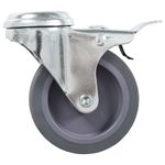 Casa si Gradina - Constructii - Depozitare, transport si protectie - Accesorii echipamente pentru transport si ridicat - Roti pivotante cu gaura pentru surub, 4 buc., 75 mm - Infinity.ro
