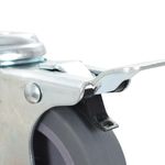 Casa si Gradina - Constructii - Depozitare, transport si protectie - Accesorii echipamente pentru transport si ridicat - Roti pivotante cu gaura pentru surub, 4 buc., 75 mm - Infinity.ro