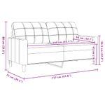 Casa si Gradina - Mobilier - Seturi de mobilier - Seturi living - Set de canapele cu perne, 2 piese, galben, catifea - Infinity.ro
