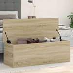 Casa si Gradina - Mobilier - Organizare si depozitare - Cutii depozitare - Cutie de depozitare, stejar sonoma, 102x35x35cm, lemn prelucrat - Infinity.ro