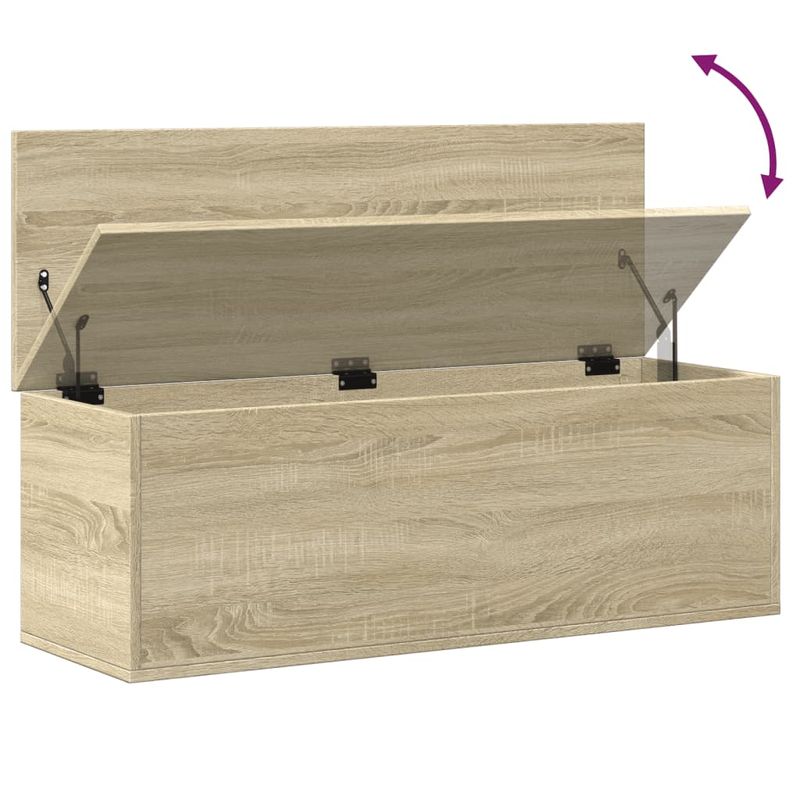 Casa si Gradina - Mobilier - Organizare si depozitare - Cutii depozitare - Cutie de depozitare, stejar sonoma, 102x35x35cm, lemn prelucrat - Infinity.ro