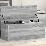 Casa si Gradina - Mobilier - Organizare si depozitare - Cutii depozitare - Cutie de depozitare, gri sonoma, 90x35x35 cm, lemn prelucrat - Infinity.ro