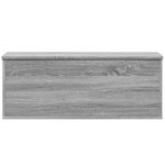 Casa si Gradina - Mobilier - Organizare si depozitare - Cutii depozitare - Cutie de depozitare, gri sonoma, 90x35x35 cm, lemn prelucrat - Infinity.ro