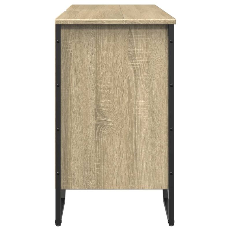 Casa si Gradina - Mobilier - Seturi de mobilier - Seturi baie - Dulap chiuveta baie, stejar sonoma, 91x35x60 cm, lemn prelucrat - Infinity.ro