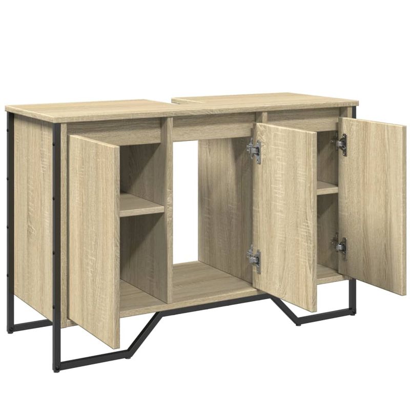 Casa si Gradina - Mobilier - Seturi de mobilier - Seturi baie - Dulap chiuveta baie, stejar sonoma, 91x35x60 cm, lemn prelucrat - Infinity.ro