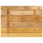 Casa si Gradina - Constructii - Lemn constructii - Placi lemn - Blat masa, 80x70x1,5 cm, dreptunghiular, lemn masiv mango brut - Infinity.ro