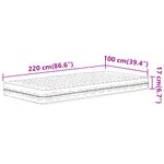 Casa si Gradina - Mobilier - Saltele si somiere - Saltele - Saltea din spuma, alb, 100x220 cm, duritate H2 H3 - Infinity.ro