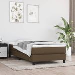 Casa si Gradina - Mobilier - Saltele si somiere - Saltele - Saltea cu arcuri buzunar de copii, maro inchis 80x160 cm textil - Infinity.ro