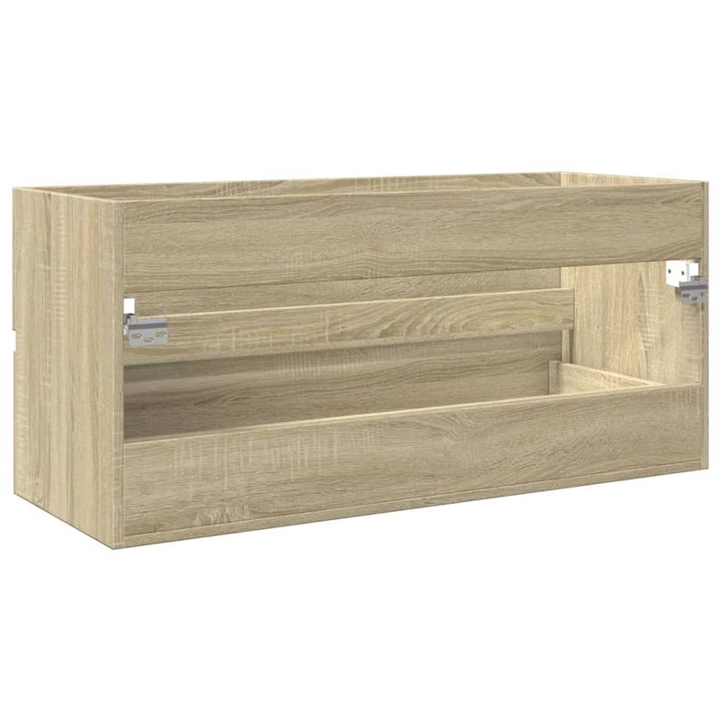 Casa si Gradina - Mobilier - Seturi de mobilier - Seturi baie - Dulap chiuveta baie stejar sonoma 100x38,5x45 cm lemn prelucrat - Infinity.ro