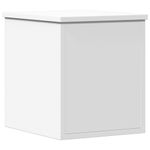 Casa si Gradina - Mobilier - Organizare si depozitare - Cutii depozitare - Cutie de depozitare, alb, 30x35x35 cm, lemn prelucrat - Infinity.ro