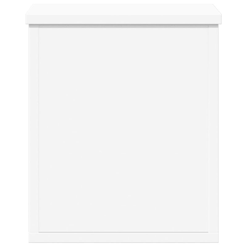 Casa si Gradina - Mobilier - Organizare si depozitare - Cutii depozitare - Cutie de depozitare, alb, 30x35x35 cm, lemn prelucrat - Infinity.ro