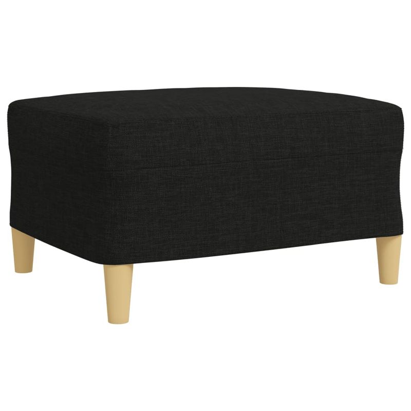 Casa si Gradina - Mobilier - Seturi de mobilier - Seturi living - Set de canapele cu taburet, 3 piese, negru, textil - Infinity.ro