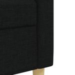 Casa si Gradina - Mobilier - Seturi de mobilier - Seturi living - Set de canapele cu taburet, 3 piese, negru, textil - Infinity.ro