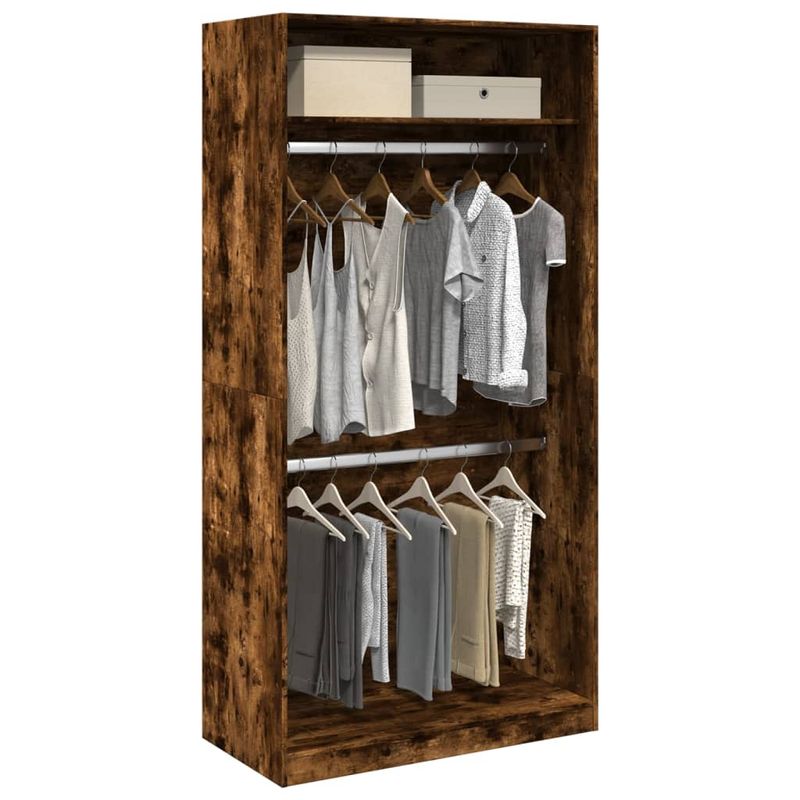 Casa si Gradina - Mobilier - Dulapuri si sifoniere - Sifoniere - Sifonier, stejar afumat, 100x50x200 cm, lemn prelucrat, cantitate 1 raft - Infinity.ro