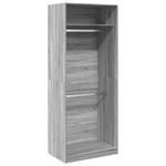 Casa si Gradina - Mobilier - Dulapuri si sifoniere - Sifoniere - Sifonier, gri sonoma, 80x50x200 cm, lemn prelucrat, cantitate 1 raft - Infinity.ro