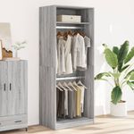 Casa si Gradina - Mobilier - Dulapuri si sifoniere - Sifoniere - Sifonier, gri sonoma, 80x50x200 cm, lemn prelucrat, cantitate 1 raft - Infinity.ro