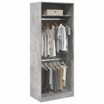 Casa si Gradina - Mobilier - Dulapuri si sifoniere - Sifoniere - Sifonier, gri beton, 80x50x200 cm, lemn prelucrat, cantitate 1 raft - Infinity.ro