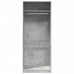 Casa si Gradina - Mobilier - Dulapuri si sifoniere - Sifoniere - Sifonier, gri beton, 80x50x200 cm, lemn prelucrat, cantitate 1 raft - Infinity.ro