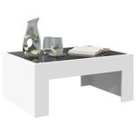 Casa si Gradina - Mobilier - Mese si birouri - Masute de cafea - Masuta de cafea cu LED infinity, alb, 70x50x30 cm - Infinity.ro