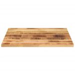 Casa si Gradina - Mobilier - Feronerie si accesorii mobila - Blat de masa, 90x90x2,5 cm, patrat, lemn masiv mango brut - Infinity.ro