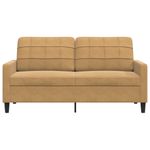 Casa si Gradina - Mobilier - Canapele si coltare - Canapele - Canapea cu 2 locuri, maro, 140 cm, catifea - Infinity.ro