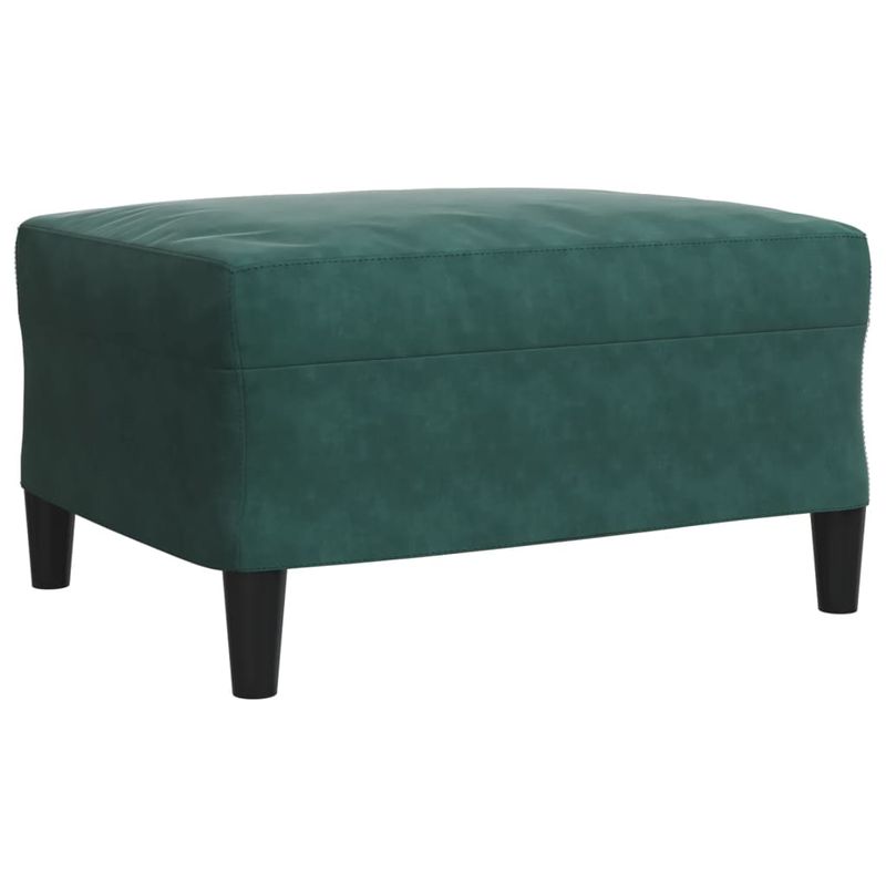 Casa si Gradina - Mobilier - Seturi de mobilier - Seturi living - Set canapele cu perne/rulouri, 4 piese, verde inchis, catifea - Infinity.ro