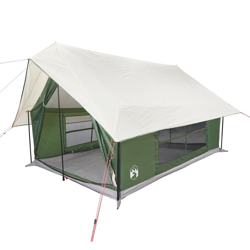 Sport si Outdoor - Camping - Corturi camping - Cort de camping pentru 5 persoane, verde, impermeabil - Infinity.ro