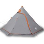 Sport si Outdoor - Camping - Corturi camping - Cort de camping tipi pentru 5 persoana, gri, impermeabil - Infinity.ro