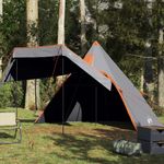 Sport si Outdoor - Camping - Corturi camping - Cort de camping tipi pentru 5 persoana, gri, impermeabil - Infinity.ro