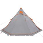 Sport si Outdoor - Camping - Corturi camping - Cort de camping tipi pentru 5 persoana, gri, impermeabil - Infinity.ro
