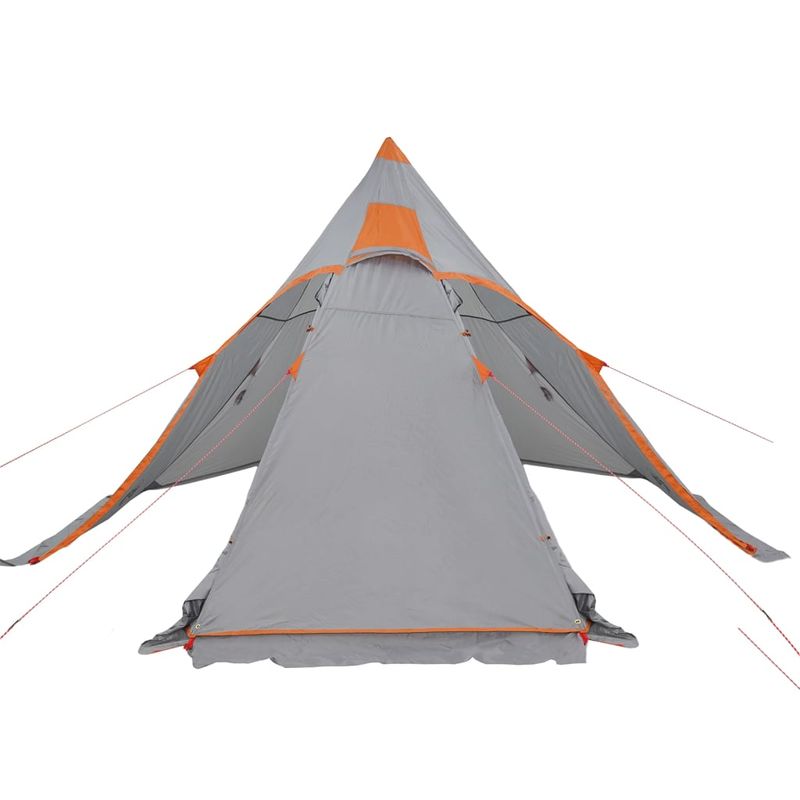 Sport si Outdoor - Camping - Corturi camping - Cort de camping tipi pentru 5 persoana, gri, impermeabil - Infinity.ro