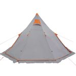 Sport si Outdoor - Camping - Corturi camping - Cort de camping tipi pentru 5 persoana, gri, impermeabil - Infinity.ro