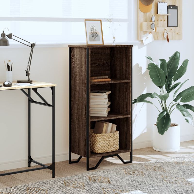 Casa si Gradina - Mobilier - Biblioteci si rafturi - Biblioteci - Biblioteca, stejar maro, 50x31x106 cm, lemn prelucrat - Infinity.ro
